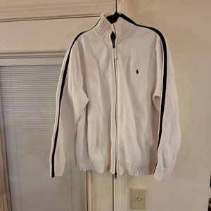 Vintage Blue Label 80s Polo Zip Up Sweater Jacket